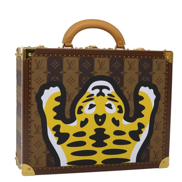 LOUIS VUITTON Monogram Stripe Cotteville 40 Trunk Human Made M20464 - Picture 1 of 16